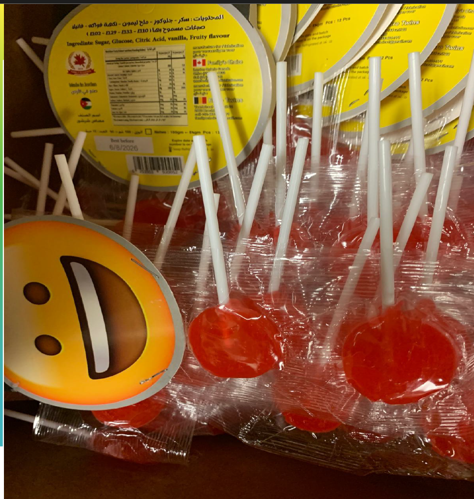 مصاصة شرشور – عبوة من 12 قطعة