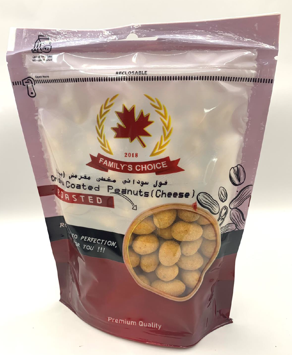 فول سوداني مقرمش مغلف من فاميليز تشويس - بنكهة الجبن