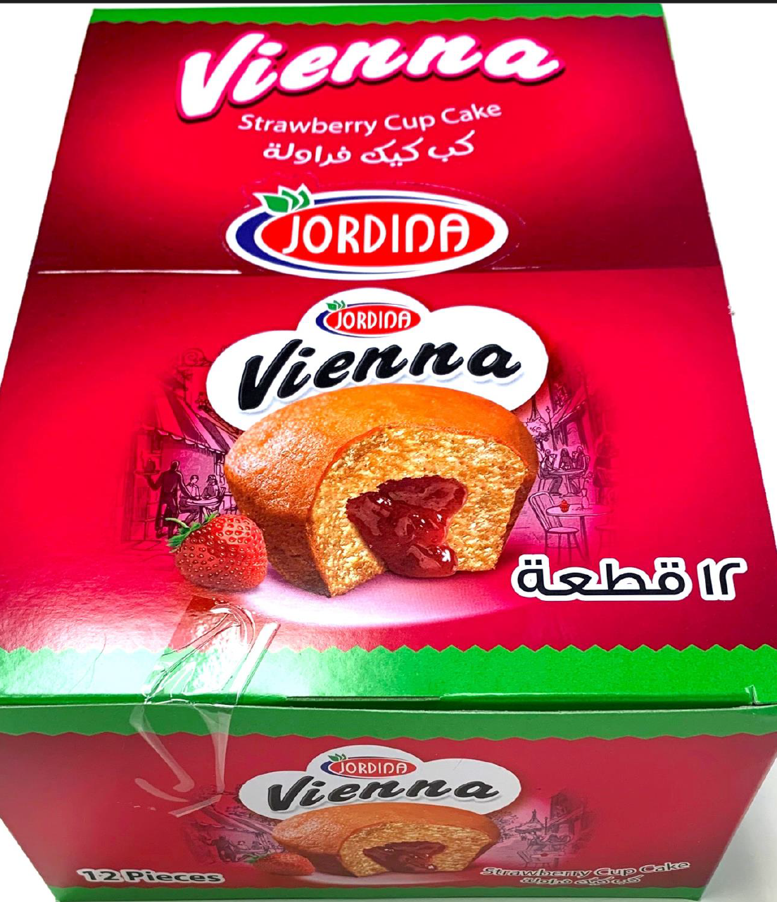 وحدة جوردينا فيينا الاحترافية لكب كيك الفراولة