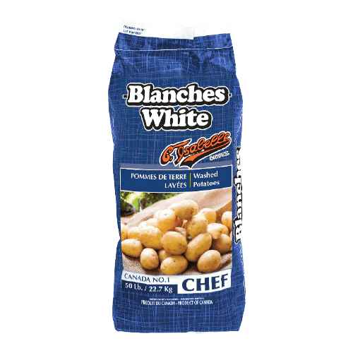 كيس بطاطس أبيض جديد وزنه ٥٠ رطلاً